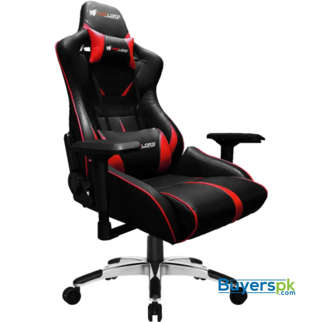 Warlord Templar Gaming Chair - Black/Red Templar-Red - Chair Warlord Templar Gaming Chair - Black/Red Templar-Red - Chair